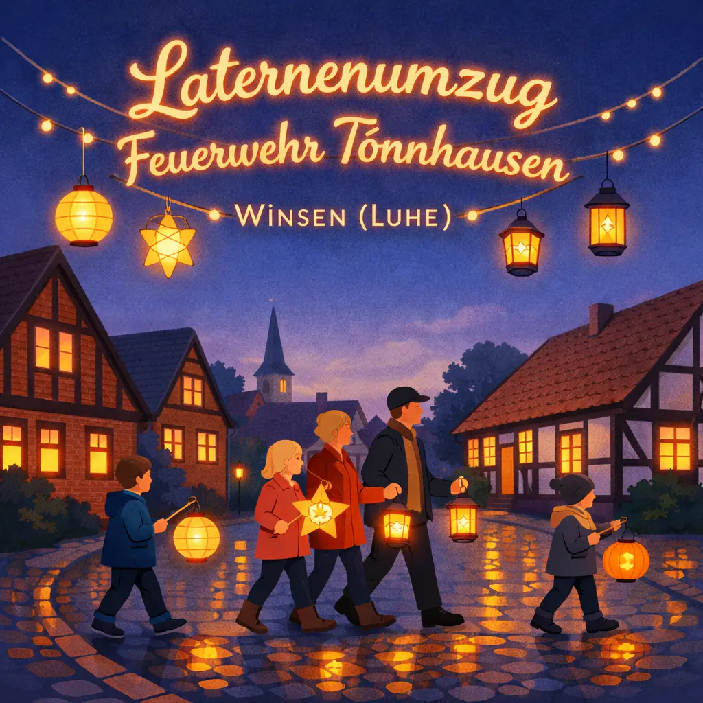 Laternenumzug Feuerwehr Tönnhausen in Winsen (Luhe) 2026